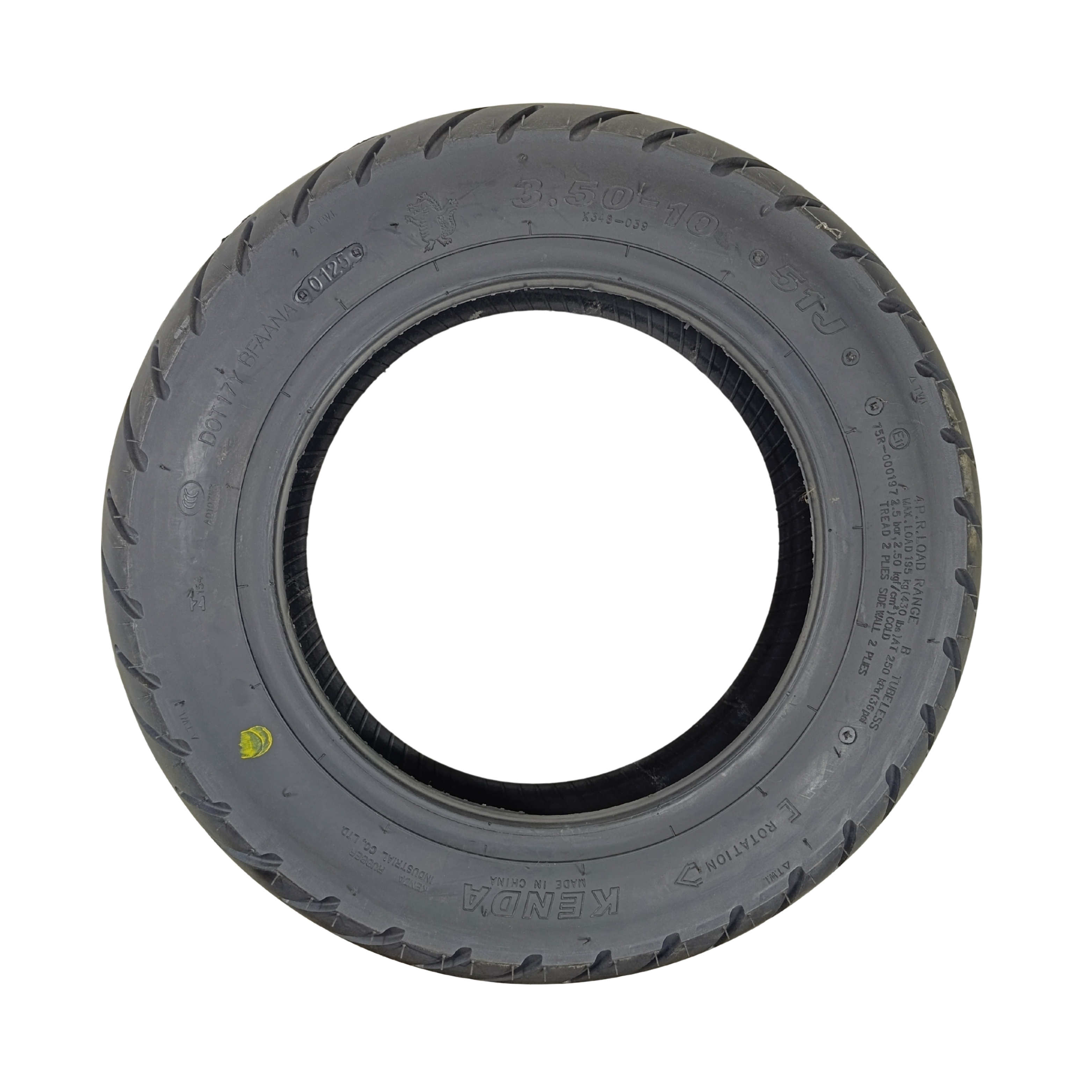 Pneu Traseiro 3.50-10" - Mytos (EVO 50 / 125)