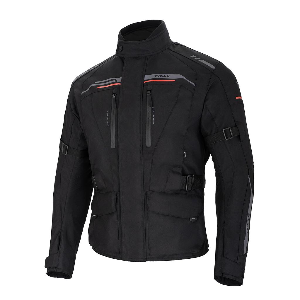 TRAXMOTO: Casaco Rebel X Black/Red - Homem
