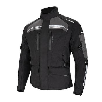 TRAXMOTO: Casaco Rebel X Black/Titanium Grey - Homem